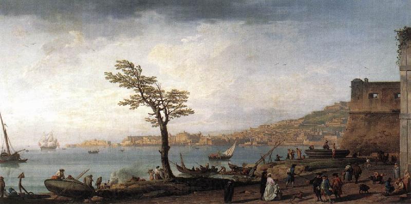 VERNET, Claude-Joseph View of Naples uit Spain oil painting art